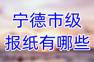 寧德市級報紙有哪些